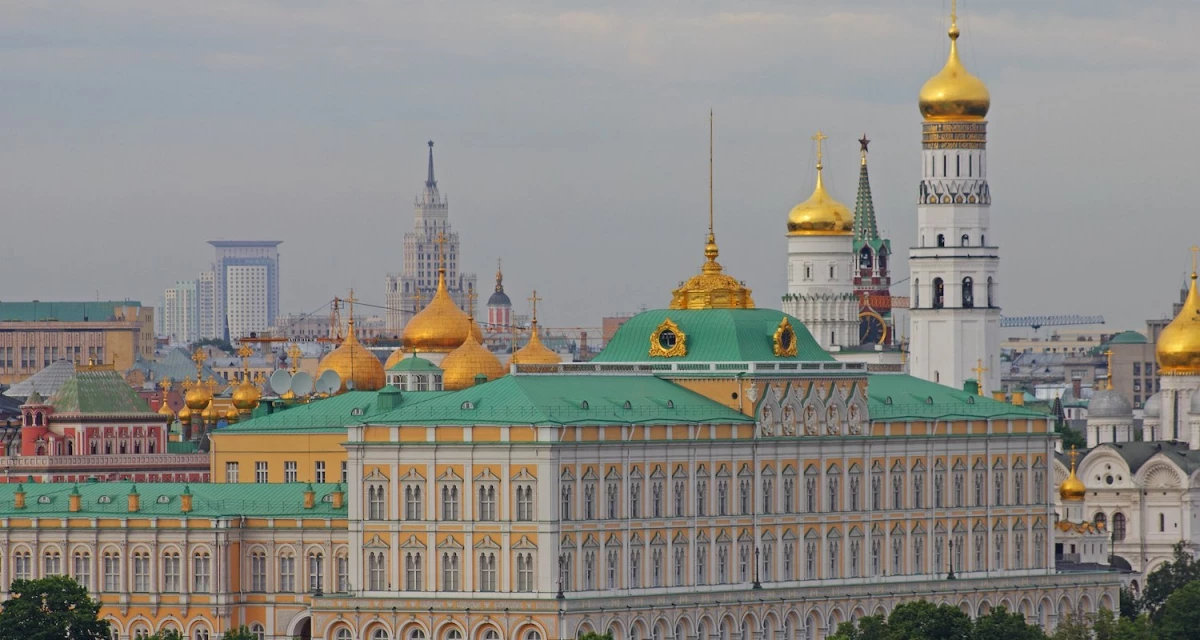 The Kremlin in Moscow, Russia.