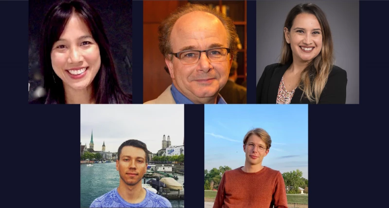 Headshots of individuals working on the Bilingual Election Monitor project.